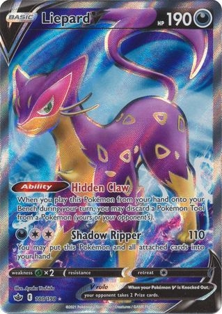 Liepard V - 180/198 - Full Art Ultra Rare