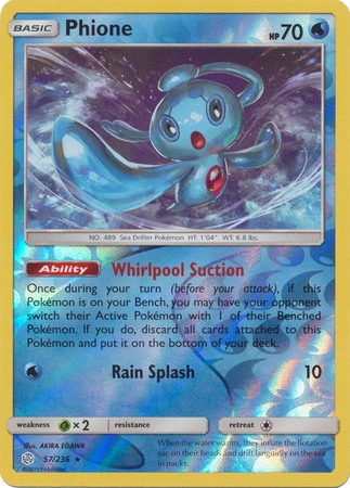 Phione - 57/236 - Rare Reverse Holo