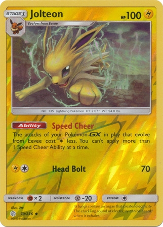 Jolteon - 70/236 - Uncommon Reverse Holo