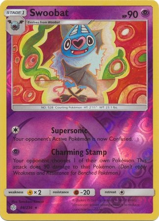 Swoobat - 88/236 - Rare Reverse Holo