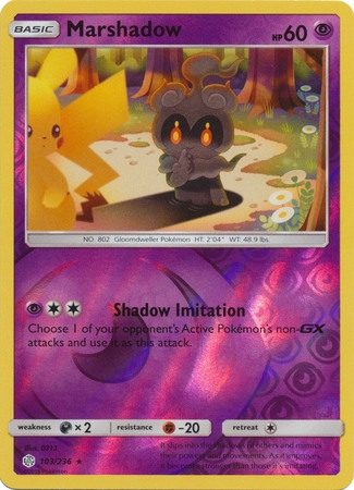 Marshadow - 103/236 - Rare Reverse Holo