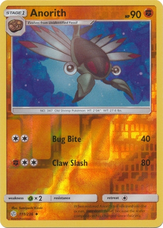 Anorith - 111/236 - Uncommon Reverse Holo