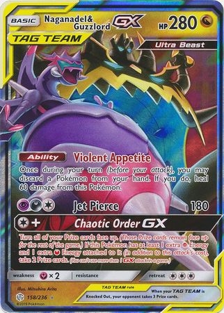 Naganadel & Guzzlord GX - 158/236 - Ultra Rare