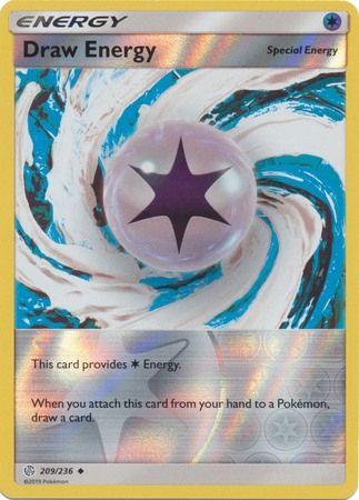 Draw Energy - 209/236 - Uncommon Reverse Holo