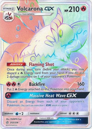 Volcarona GX - 252/236 - Hyper Rare