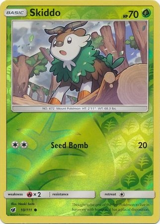 Skiddo - 10/111 - Common Reverse Holo