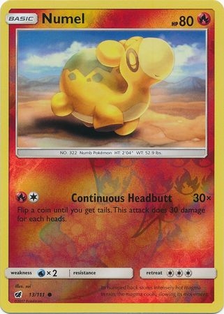 Numel - 13/111 - Common Reverse Holo