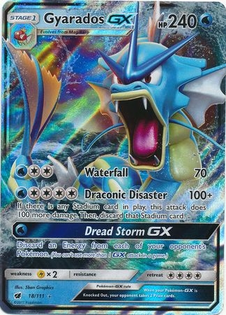 Gyarados GX - 18/111 - Ultra Rare