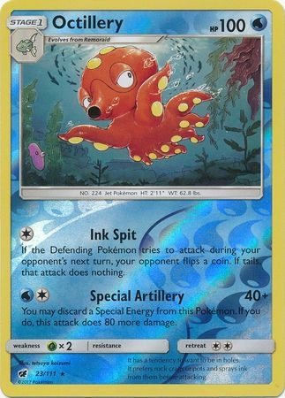 Octillery - 23/111 - Rare Reverse Holo