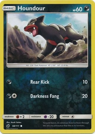 Houndour - 58/111 - Common Reverse Holo