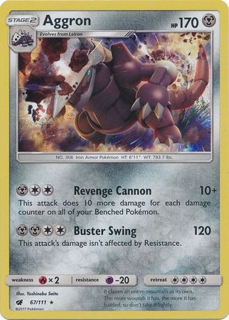 Aggron - 67/111 - Holo Rare