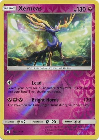 Xerneas - 73/111 - Holo Rare Reverse Holo