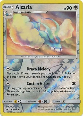 Altaria - 80/111 - Rare Reverse Holo