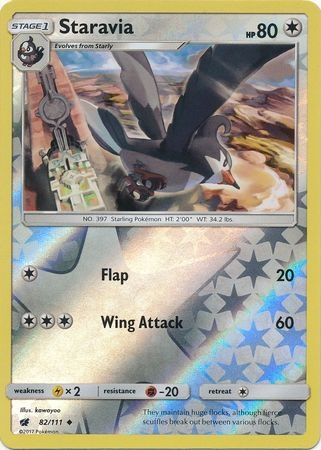 Staravia - 82/111 - Uncommon Reverse Holo