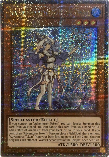 Water Enchantress of the Temple - BLMR-EN065 - Quarter Century Secret 1st Edition