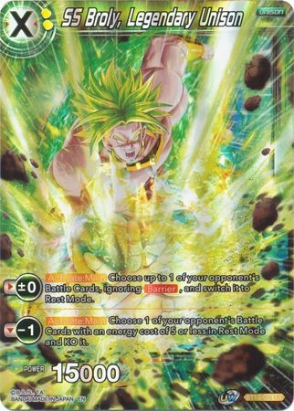 SS Broly, Legendary Unison - BT10-094 - Uncommon Foil