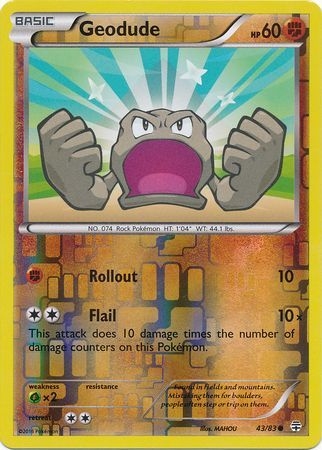 Geodude - 43/83 - Common Reverse Holo