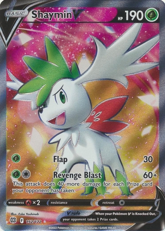 Shaymin V - 152/172 - Full Art Ultra Rare