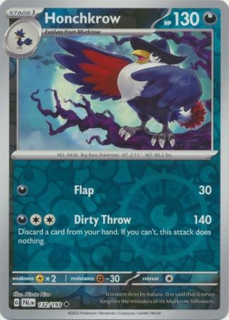 Honchkrow - 132/193 - Uncommon Reverse Holo