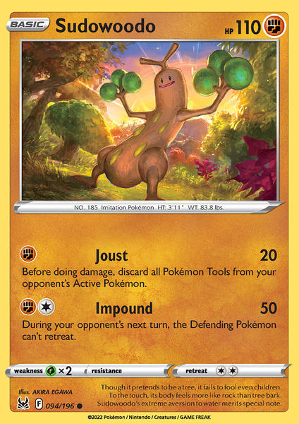 Sudowoodo - 094/196 - Common