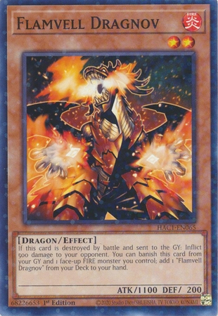 Flamvell Dragnov - HAC1-EN065 - Duel Terminal Common Parallel 1st Edition
