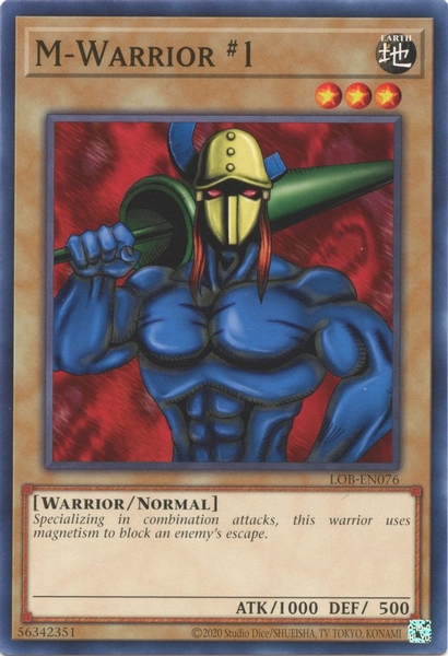 M-Warrior #1 - LOB-EN076 - Common Unlimited (25th Reprint)