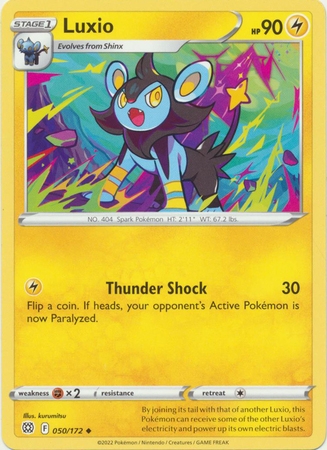Luxio - 50/172 - Uncommon