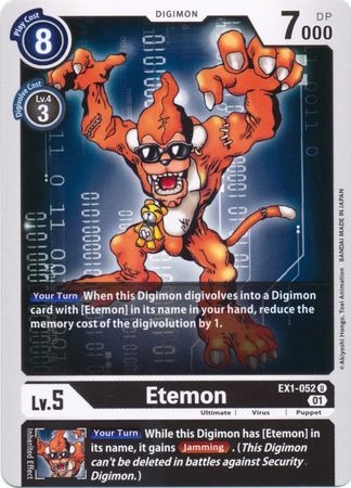 Etemon - EX1-052 - Uncommon