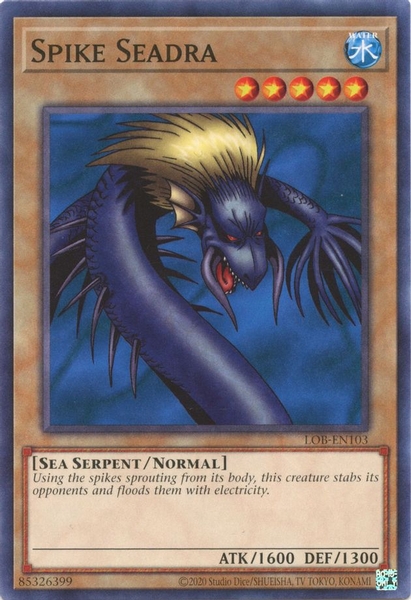 Spike Seadra - LOB-EN103 - Common Unlimited (25th Reprint)