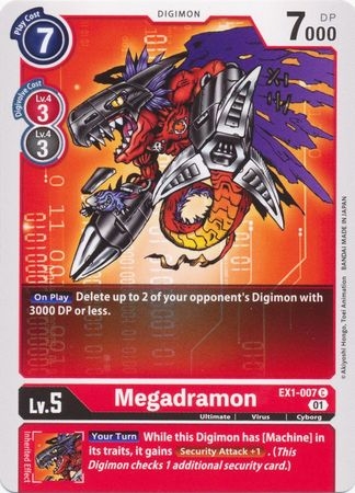 Megadramon - EX1-007 - Common