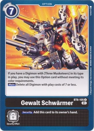 Gewalt Schwarmer - BT6-105 - Uncommon