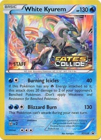 White Kyurem - XY128 - (Staff) Pre-Release Promo