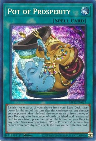 Pot of Prosperity - MP22-EN037 - Prismatic Secret Rare 1st Edition