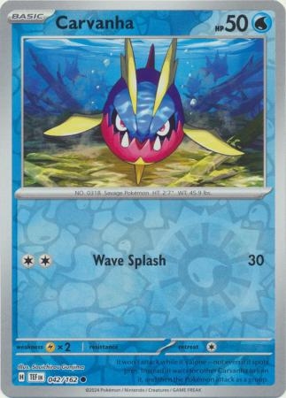 Carvanha - 042/162 - Common Reverse Holo