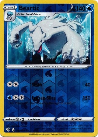 Beartic - 049/189 - Rare Reverse Holo