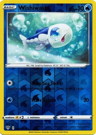 Wishiwashi - 050/189 - Common Reverse Holo