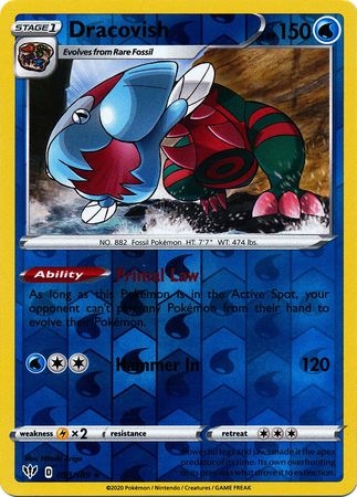 Dracovish - 053/189 - Holo Rare Reverse Holo