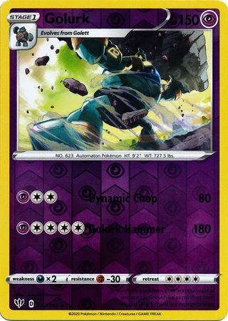 Golurk - 077/189 - Rare Reverse Holo
