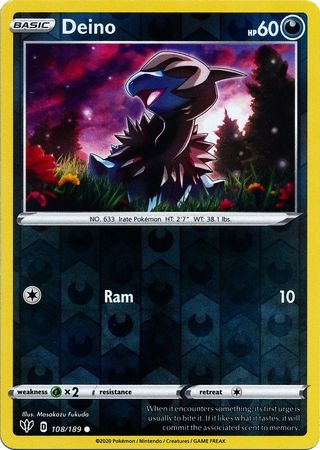 Deino - 108/189 - Common Reverse Holo