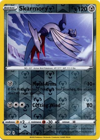 Skarmory - 120/189 - Common Reverse Holo