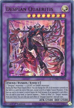 Despian Quaeritis - DAMA-EN034 - Ultra Rare 1st Edition