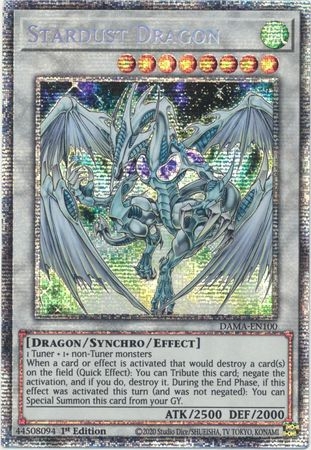 Stardust Dragon - DAMA-EN100 - Starlight Rare 1st Edition