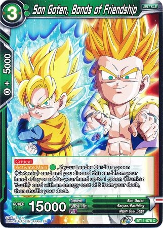 Son Goten, Bonds of Friendship - BT11-078 - Common