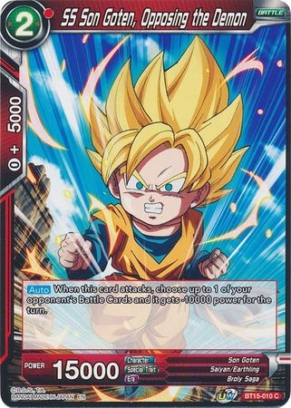 SS Son Goten, Opposing the Demon - BT15-010 - Common