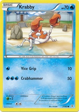 Krabby - 21/83 - Common