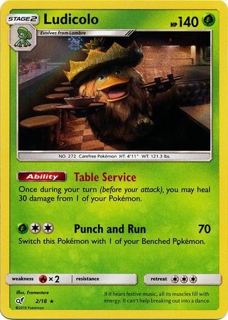 Ludicolo - 2/18 - Holo Rare