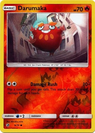 Darumaka - 8/70 - Common Reverse Holo