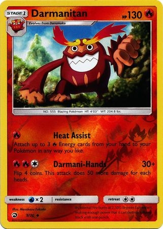 Darmanitan - 9/70 - Uncommon Reverse Holo