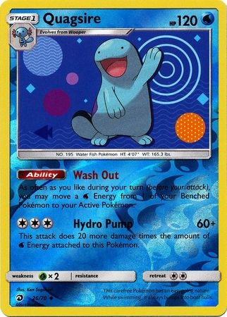 Quagsire - 26/70 - Uncommon Reverse Holo