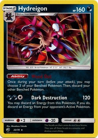 Hydreigon - 33/70 - Holo Rare